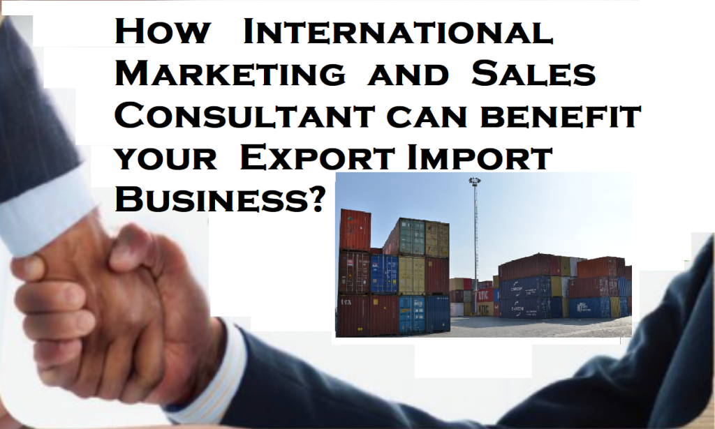 How International Marketing and Sales Consultant can benefit your Export Import Business?