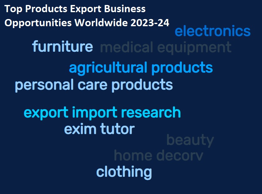Top Products Export Business Opportunities worldwide