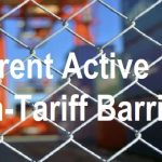 Current Active Non-Tariff Barriers Worldwide