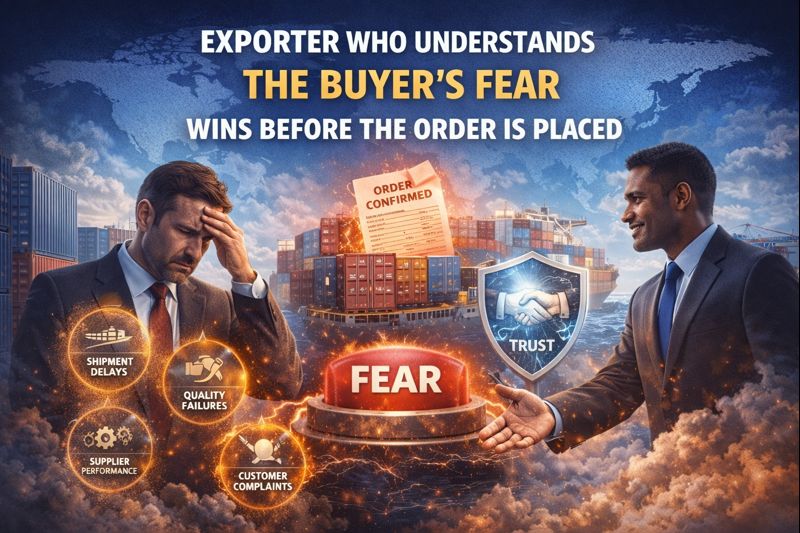 The Exporter Who Understands the Buyer’s Fear Wins Before the Order Is Placed