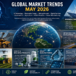 The global market in May 2026 is being driven by AI technology, renewable energy, mining minerals, digital services, infrastructure, agriculture, health products, and smart manufacturing. International buyers are focusing on products and services that improve efficiency, reduce costs, support sustainability, and strengthen supply chains.